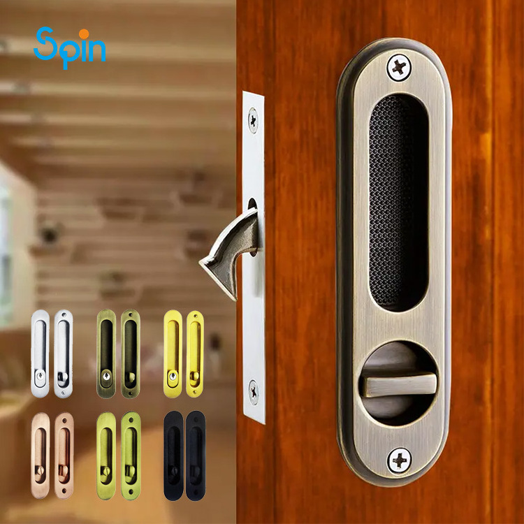 Wholesale 180mm Zinc Alloy Invisible Wood Door Sliding Door Hook Lock