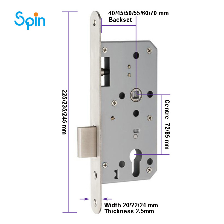 europrofile gear cam chain mortiser cylinder lock dead bolt lock security mortise door locks