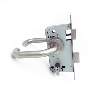 6068 mortise security lock body 70mm backset latch entrance door lever handle lock