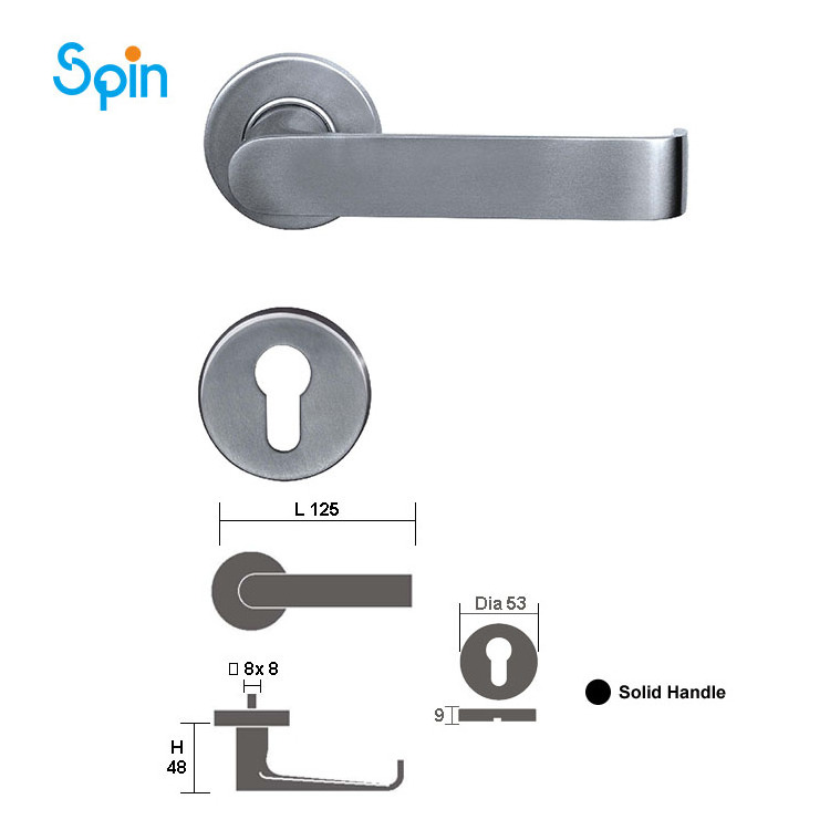 Pakistan hotel door lock system price childproof interior lever handle door locks