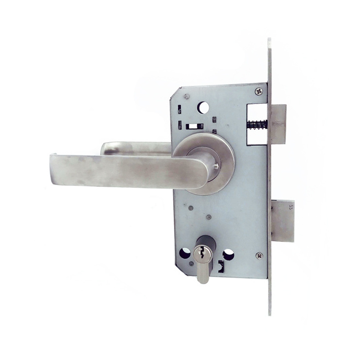 Pakistan hotel door lock system price childproof interior lever handle door locks