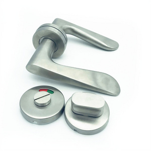 single cylinder deadbolt sliding cavity edge pull flush pull knob and door handle with blocker