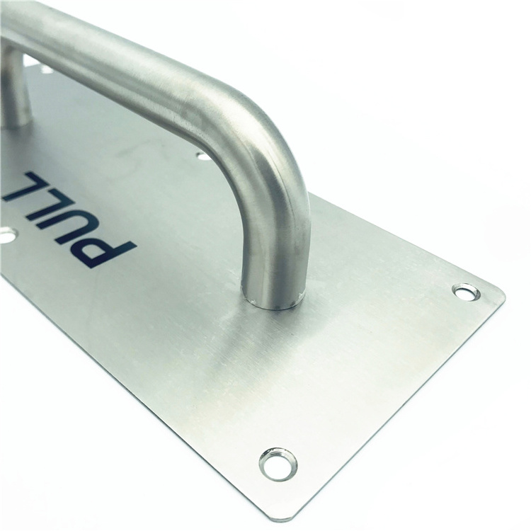 Pull Push Handle Door Foshan Factory Low Price Door Push Plate Pull Handle On Plate