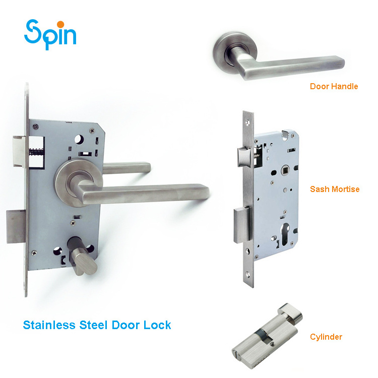 hot selling manufacturer oem golden supplier best padlock deadbolt door handle lock with plate