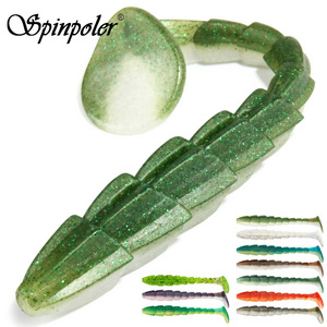 Spinpoler Paddle Tail Swimbait Fishing Lure 7cm 9cm 11.5cm Worm Shad Soft Plastic Artificial Bait For Bass Saltwater/Freshwater