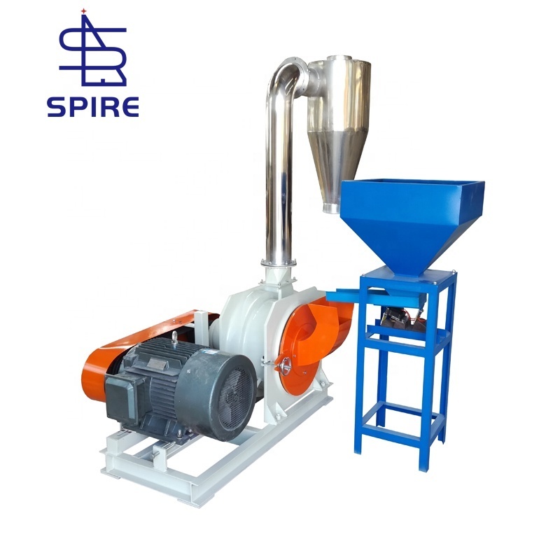 80-800kg per hour SMF400 SMF500 SMF600 SMF800model plastic UPVC pulverizer/rigid PVC grinder/PVC milling machine