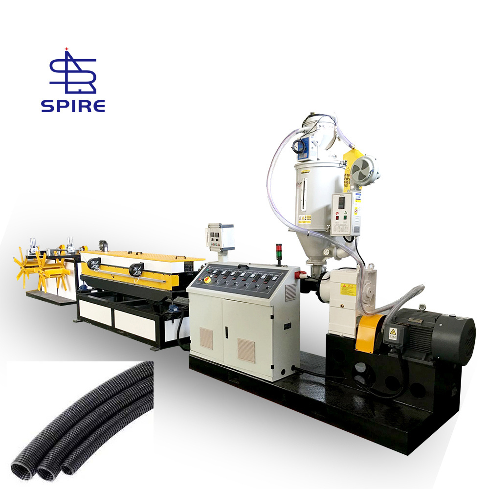 Hot Sale Plastic Pe Pp Pvc Single Wall Corrugated Pipe Making Machine / Hdpe Pp Double Wall Corrugated Tube Production Line