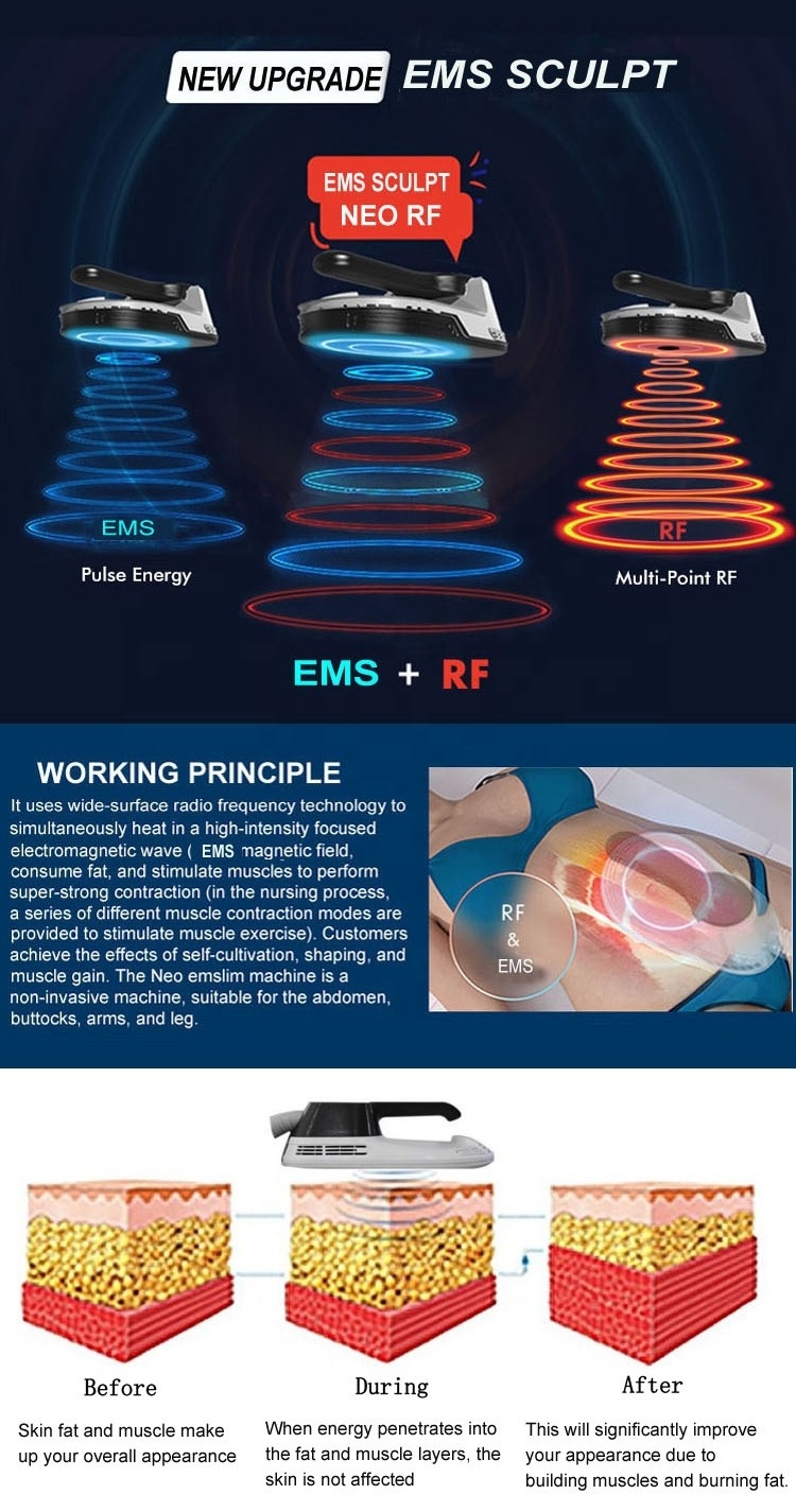 SPRT EMSLIM HIEMT EM SPRT SCULPTS slim rf pro max burn fat coolsculption equip cellulite removal device