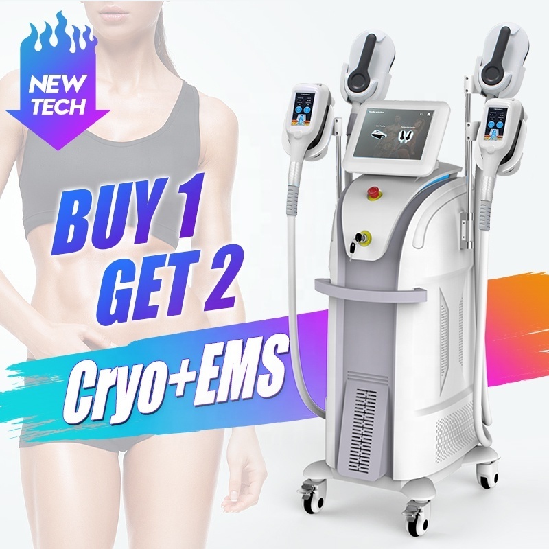 2 in 1 ems neo cool tech cryo 360 body sculpt coolsculption fat freeze cryolipolysi slim machine price for sale