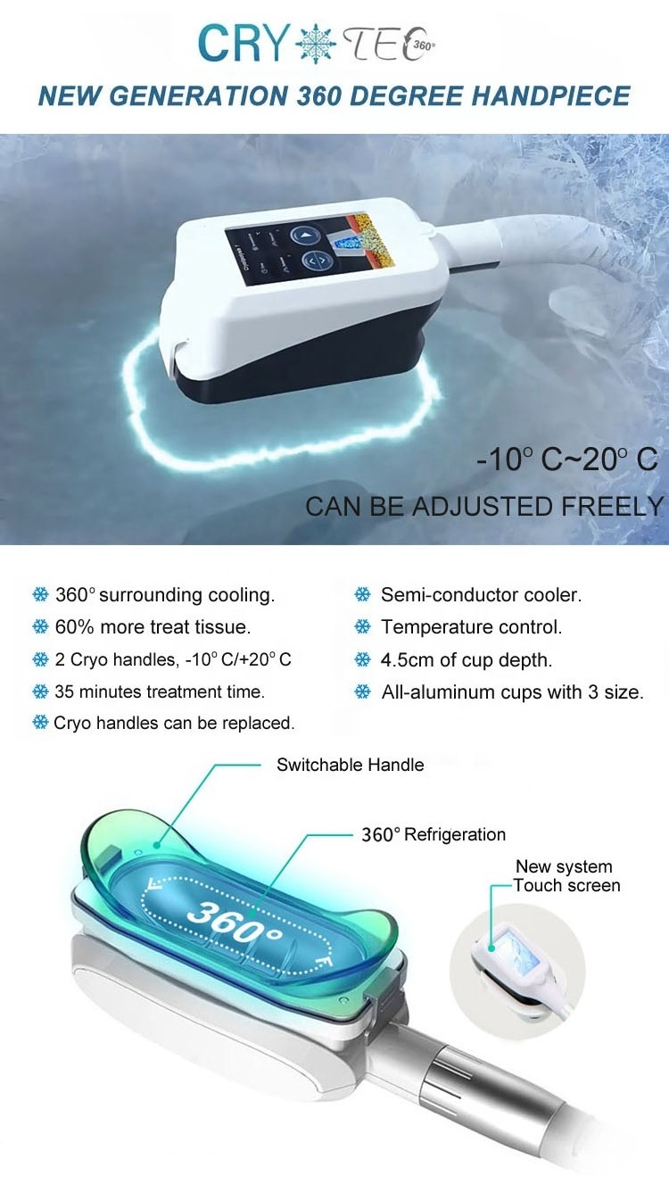 2 in 1 ems neo cool tech cryo 360 body sculpt coolsculption fat freeze cryolipolysi slim machine price for sale