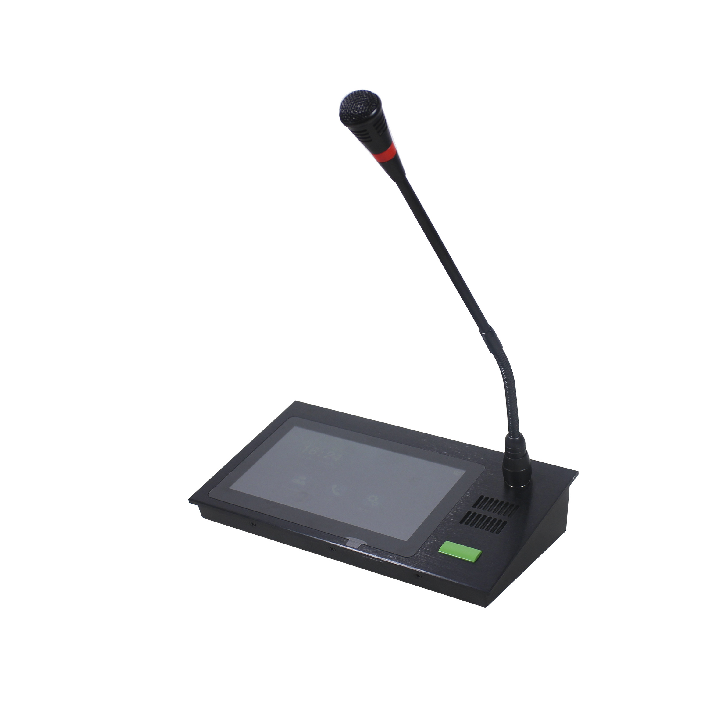 IP SIP Network Paging Microphone with Touch Screen for  PA System  Meeting Room Conference System