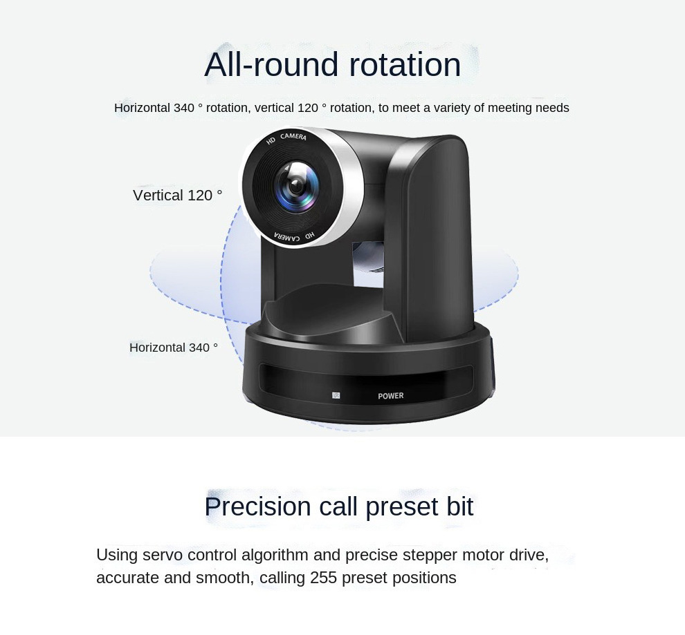 HD Video Conference System Solution Equipment PTZ 4K Video Conference Camera