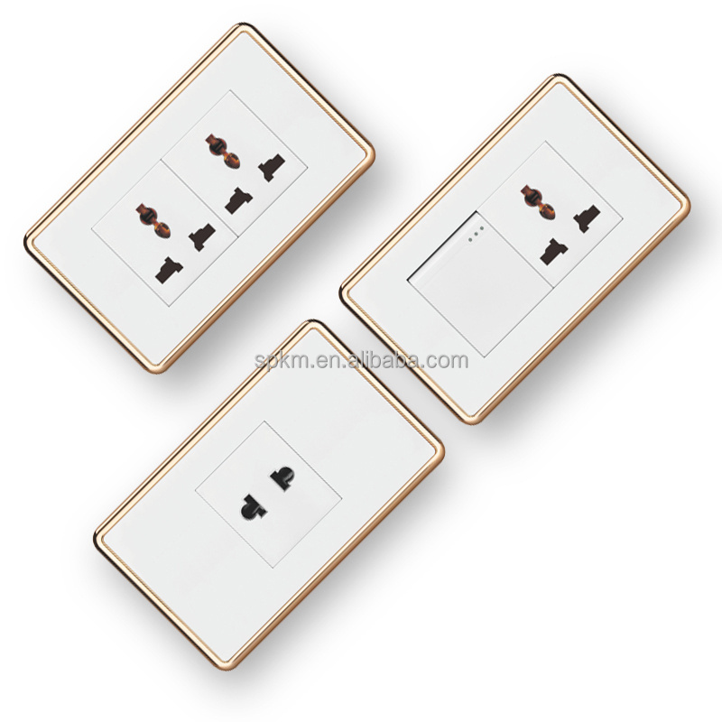 Factory wholesale US standard classic Design PC panel home wal switches and sockets Electrical