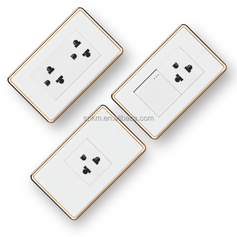 Factory wholesale US standard classic Design PC panel home wal switches and sockets Electrical