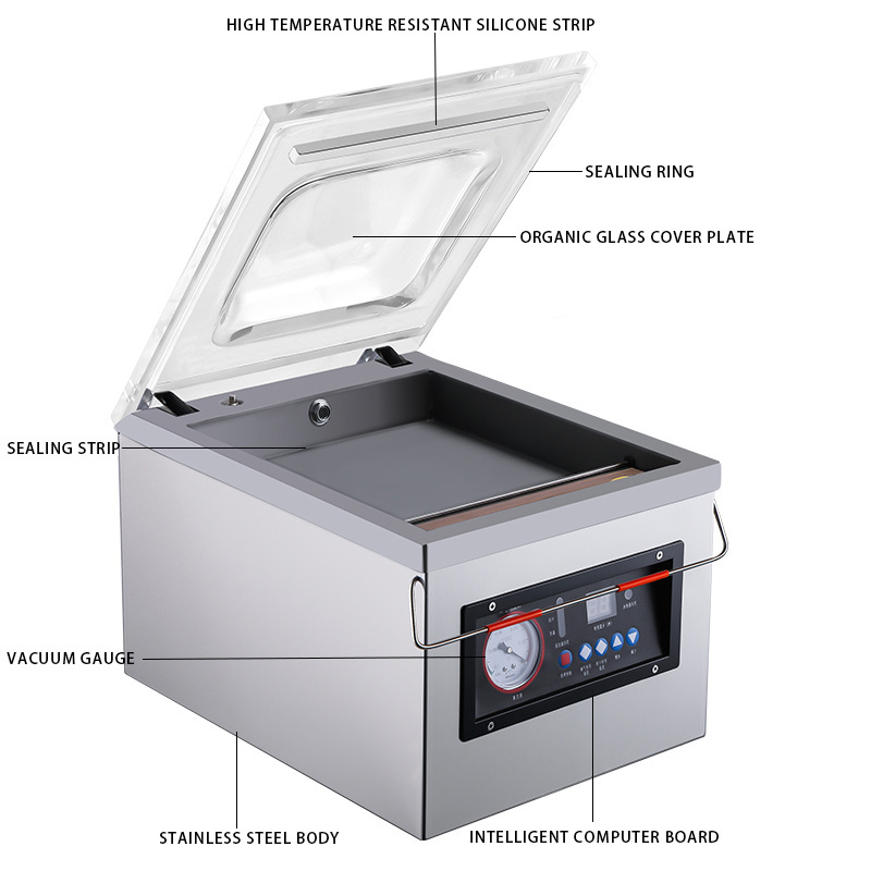 Meat Fruit And Vegetable Vacuum Packing Machines Chicken Vacuum Packing Machine Nitrogen Vacuum Sealer Packing Machine