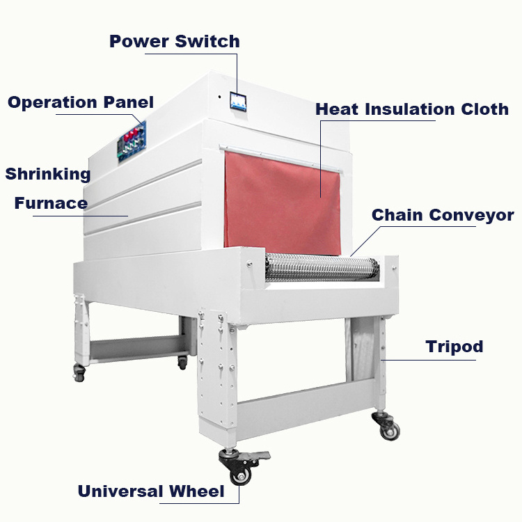 Automatic L Bar Sealer L Bar Sealing Machine Soap Small Heat Tunnel Shrink Wrap Machine With Heat Gun