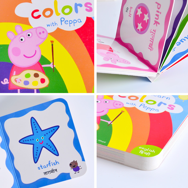 Alphabet mini board book for children Learning Printing Books for Kids