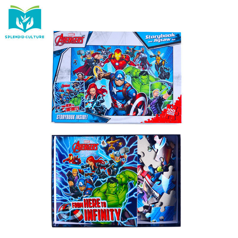 Hot sale wholesaler 100 pieces paper jigsaw puzzle custom design printing jigsaw puzzle