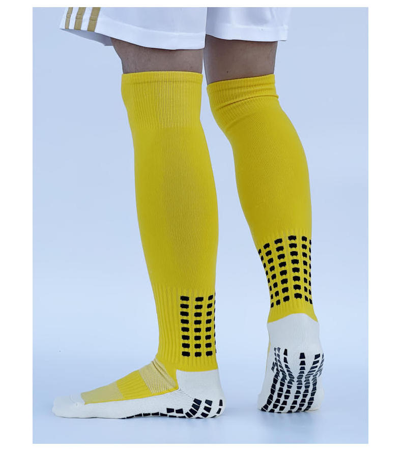 Soccer socks with rubber soles  socks wholesale non-skid sport socks stocking