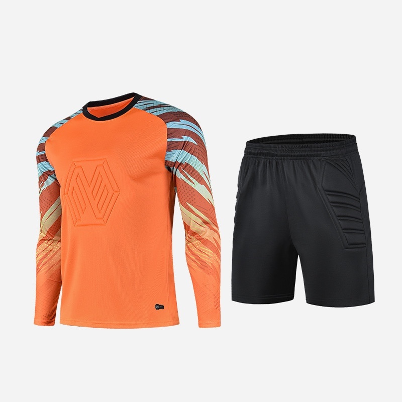 Good soccer goalkeeper suit breathable football goalkeeper suit