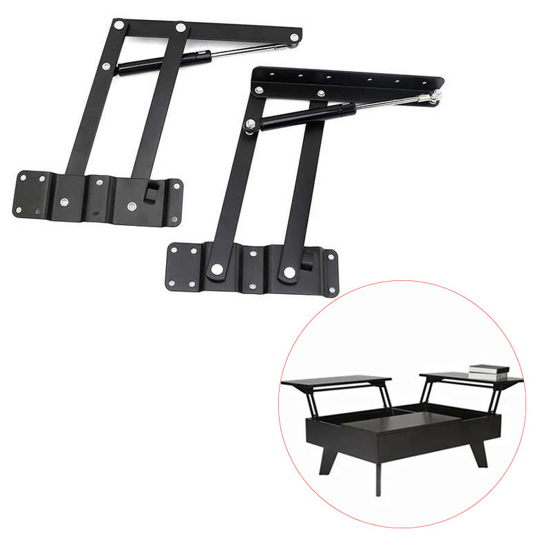 Gas Hydraulic Folding Lift Table Coffee Tea Desk Lift Frame Hinge Table Top Lift Spring Mechanism