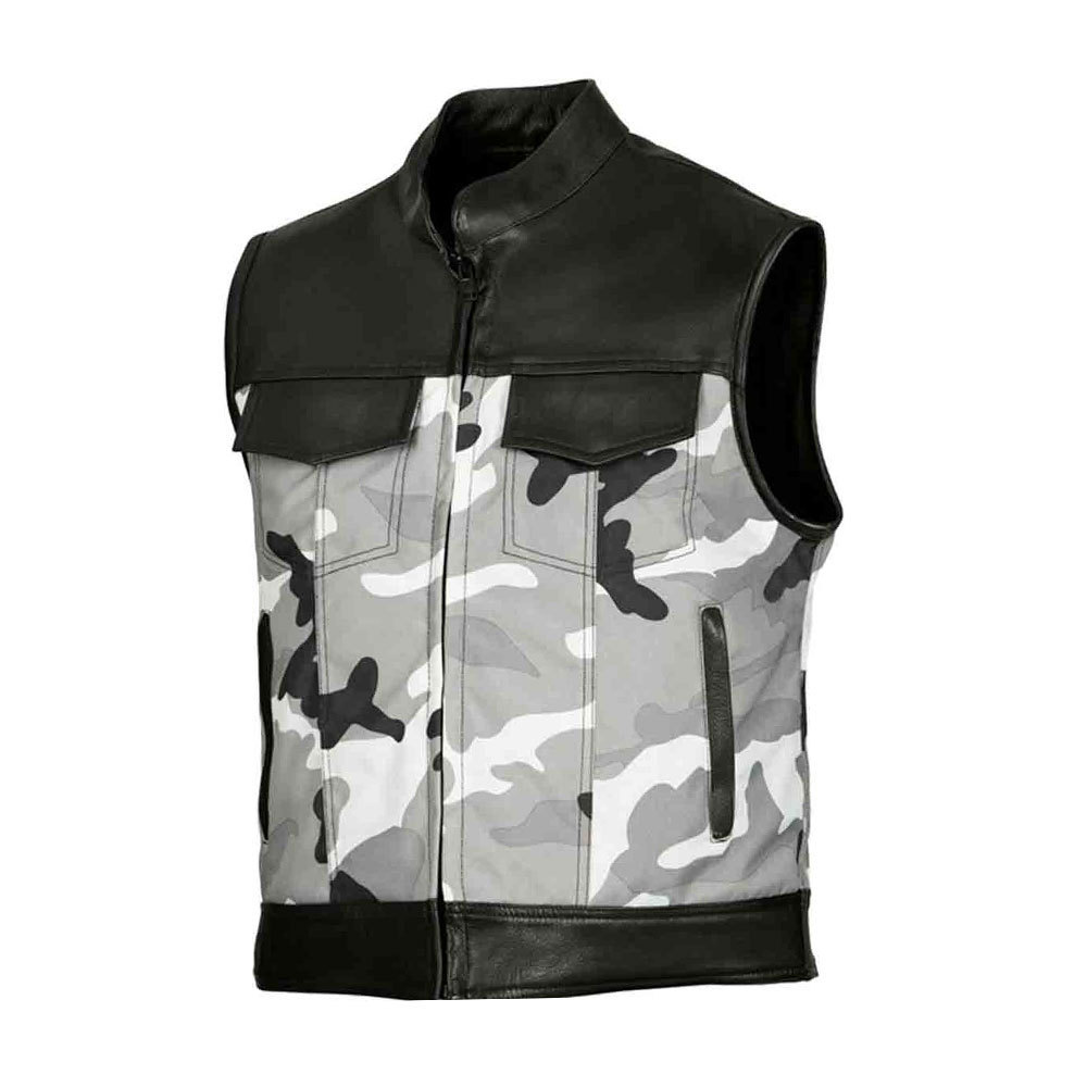 New Breathable Outdoor Fashion Wear High Quality Leather Hunting Vest  Trendy Classy Look Top Selling Leather Hunting Vest