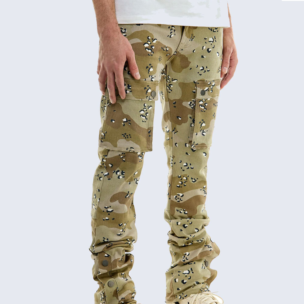 Design Your Own Best Selling Unique Color Stacked Pants Classic Look New Arrival Stacked Pants