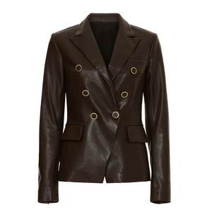 Pure Fabric High Quality Women Leather Coat Fresh Sale Best Outlet Women Leather Coat