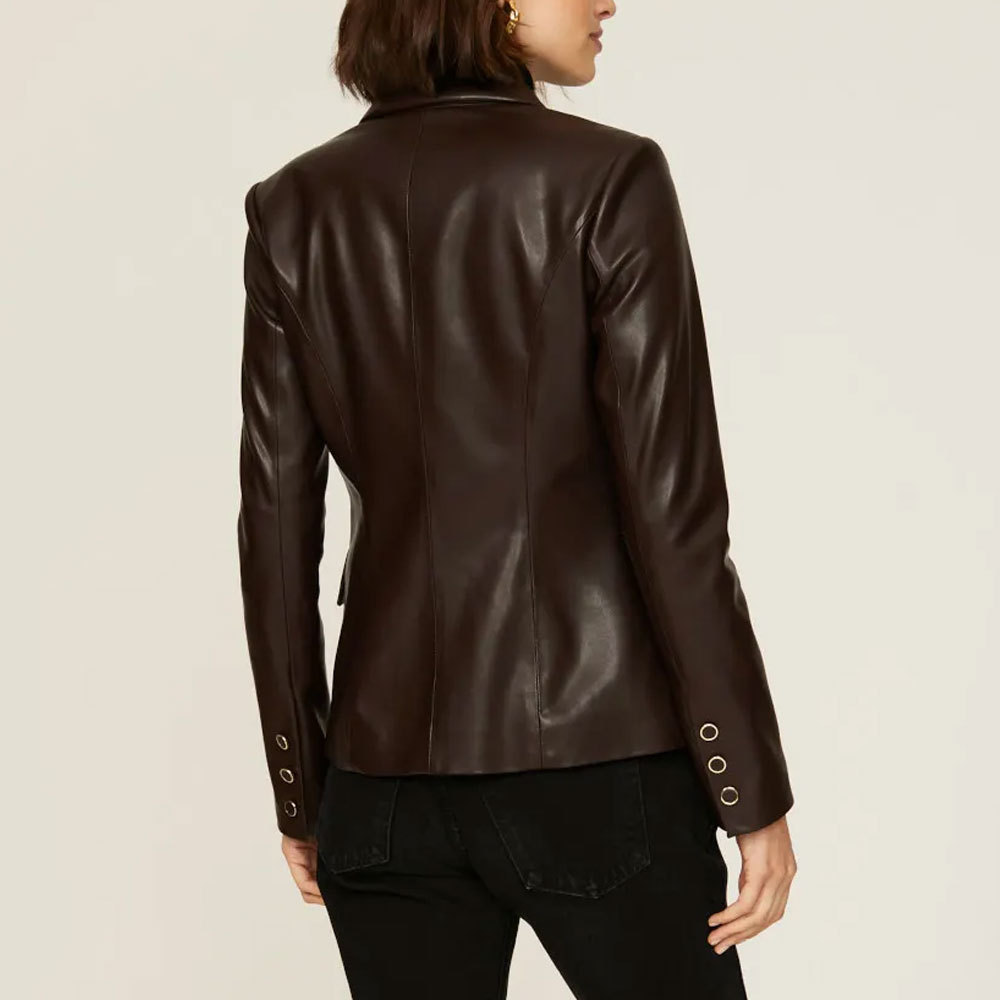 Pure Fabric High Quality Women Leather Coat Fresh Sale Best Outlet Women Leather Coat