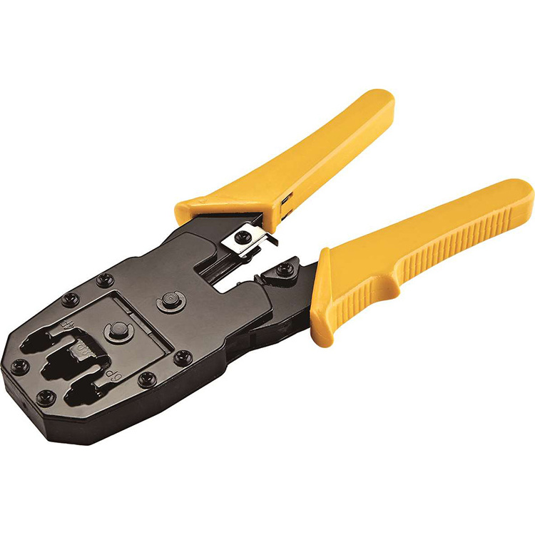 RJ45/RJ11 6P8P4P Network Cable Crimper Crimping Pliers Machine Cat5 Ethernet LAN Network Tool Computer Networking Tools