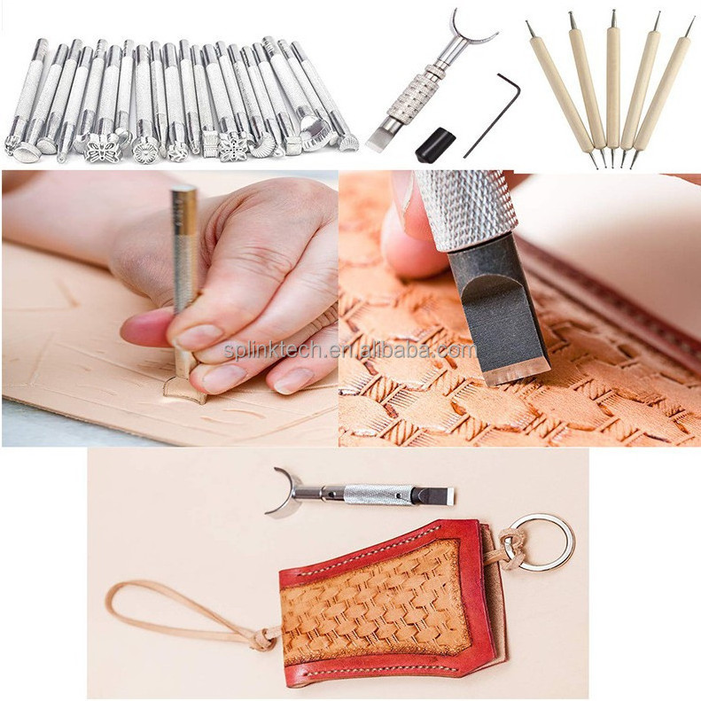 Leather Craft Package Hand-sewn Set Leather Craft Tools 336pcs Leather Craft Tool Set