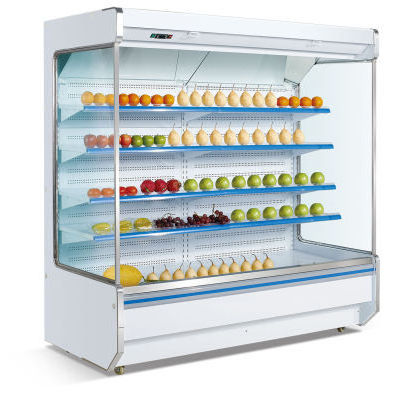 SPM Supermarket Merchandise Fruit Vegetable Showcase Cooler and Open Display Refrigerator  for fruits and vegetable