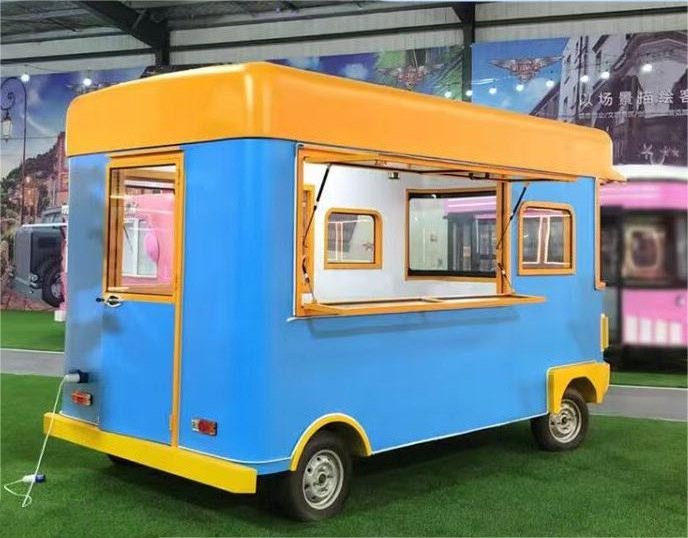 Outdoor Mobile Kitchen Hot Dog Van Food Cart  Ice Cream Truck Electric Car