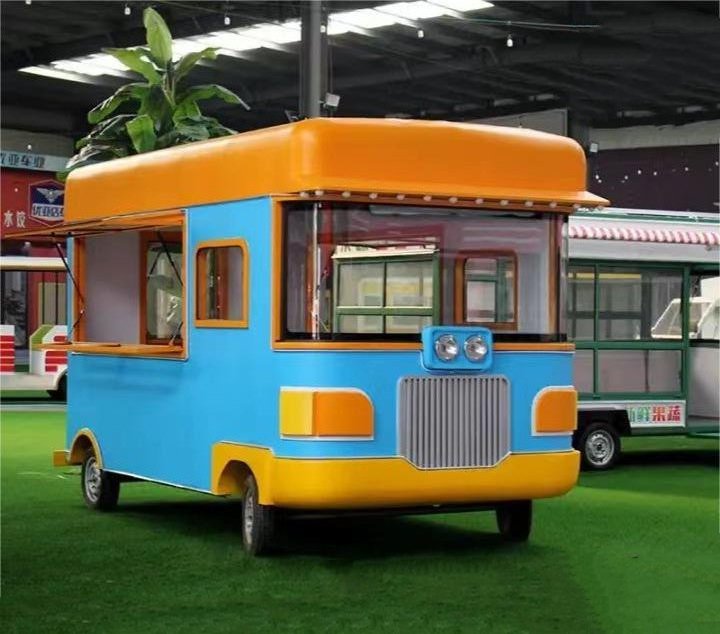 Outdoor Mobile Kitchen Hot Dog Van Food Cart  Ice Cream Truck Electric Car