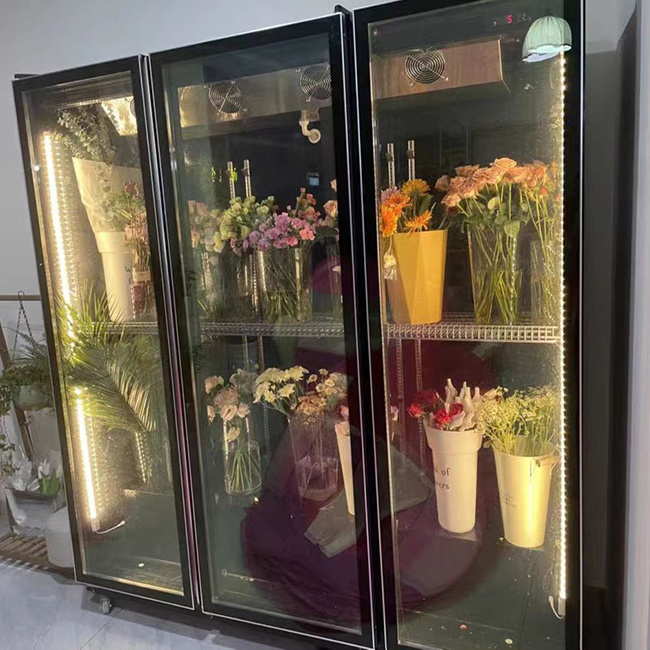 Fashion Flower Refrigerator Cooler for Flowers Display Cabinet Refrigerators For Flowers