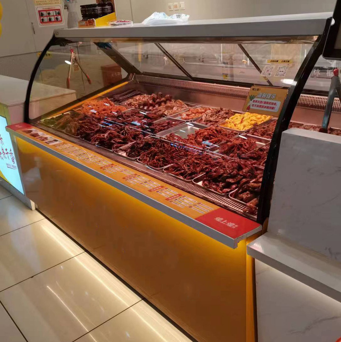 Commercial SPM Meat Display Chiller Supermarket Deli Case