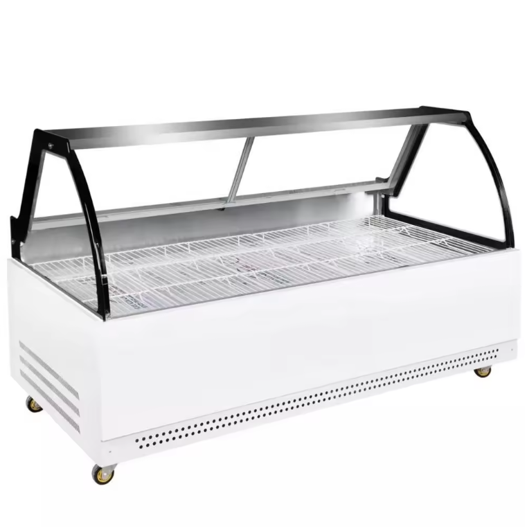 SPM Supermarket Fresh Meat Display Refrigerator Deli Freezer Seafood Fish Counter Display Chiller Cabinet