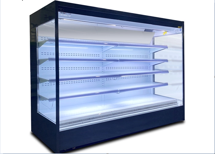 SPM Supermarket Merchandise Fruit Vegetable Showcase Cooler and Open Display Refrigerator  for fruits and vegetable