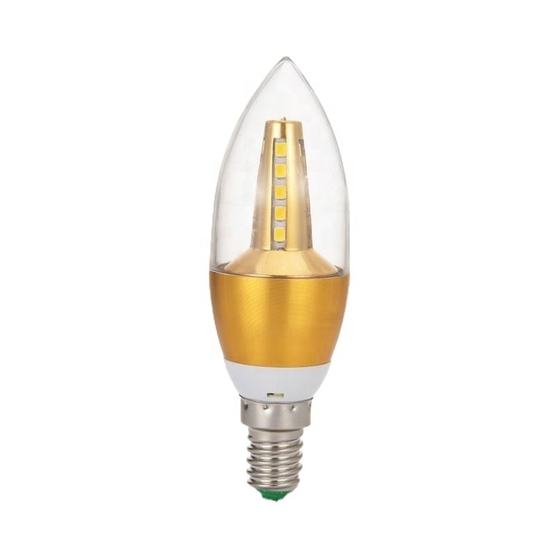 Factory Wholesale! 230V 3W E12 Led Candle Flame Bulb