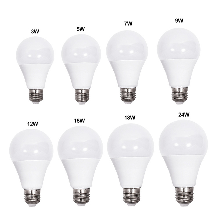 Fast delivery PBT PP smd led bulb 5w 10w 15w 20w 30w 45w 65w 85w for Indoor LED Lighting