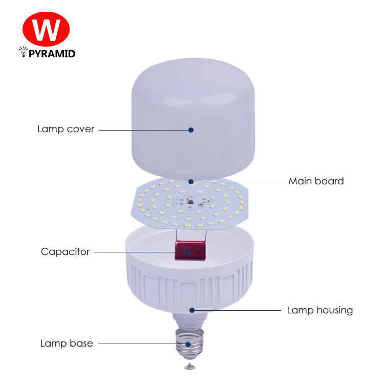 smd2835 5w 9w 13w 18w 28w 38W raw material skd ckd hotsell wholesale cheaper led light bulb new high watt bulb quality alu lamp