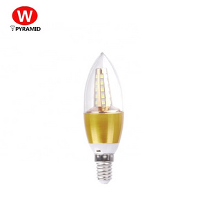 Wholesale High Lumens Good Quality 85-265V E27/b22/E14 SMD LED candle light bulb