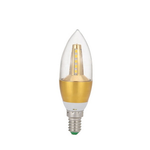 High quality warm white light line household candle light bulb,candle led lights