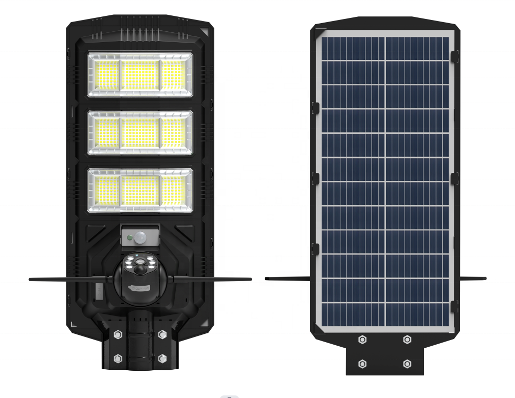 IP65 High Quality 1000 1200 Watt Outdoor Sim Card CCTV Camera 4g Motion Sensor All in One LED Solar Street Light