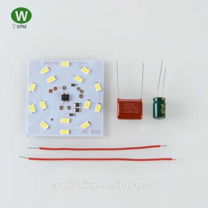 Good quality 18w square led panel light led bulb casing with e27/w26 base