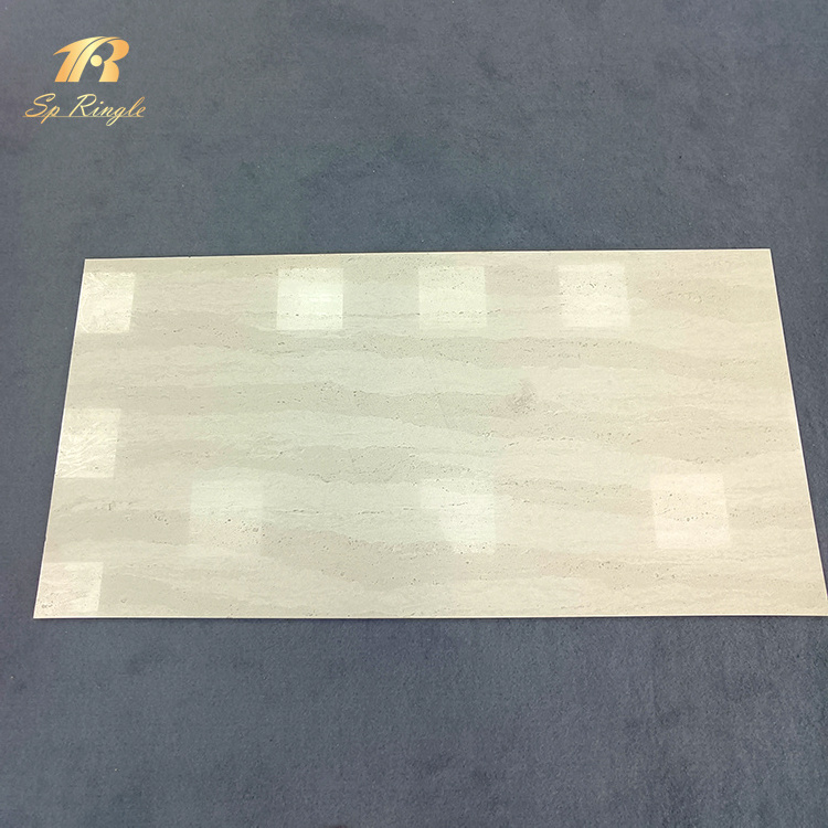 Springletile yellow marble look modern tiled floor 600*1200 anti slip fuzhou rustic bathroom tiles