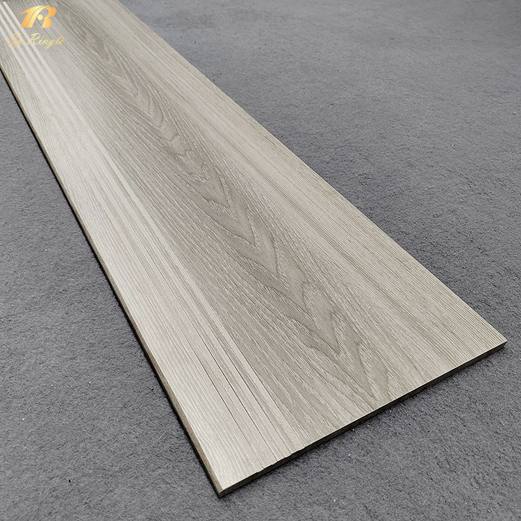 Modern matte full body marbles porcelain ceramic tile non slip homogeneous that exterir looks like wood tiles for stairs step