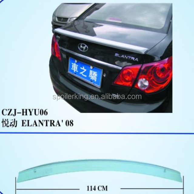 czj FOR HYUNDAI ELANTRA 08/AVANTE CAR REAR SPOILER