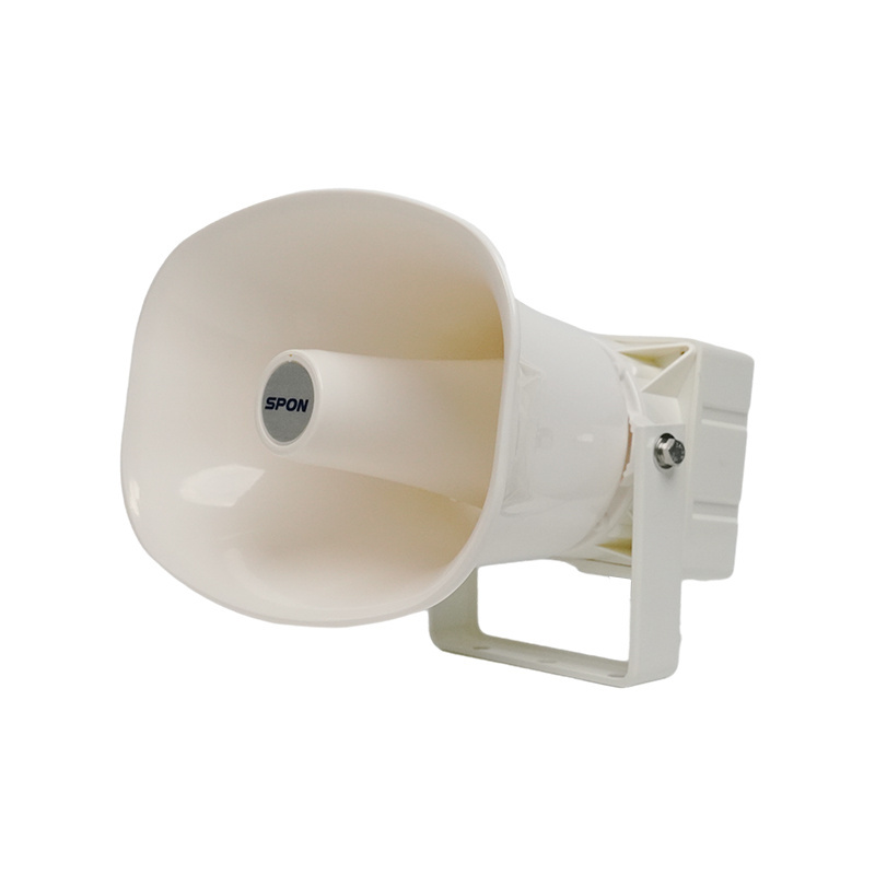 Horn speaker Proactive Surveillance with voice messages Public Announcement PA System Aluminum Outdoor IP POE Horn Speaker