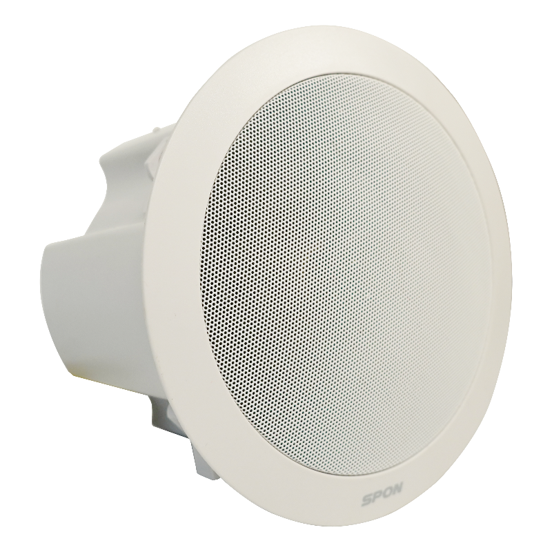 Talkback IP SIP PoE Ceiling Speaker for IP PA System With Alarm Input and Output